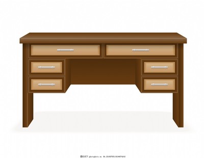 卡通書桌矢量元素 家具設(shè)計(jì)的創(chuàng)意之選